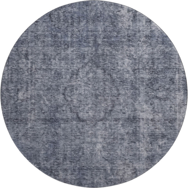 Premium Machine Washable Honig AMF1656 Global Rug, Round 8'