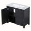 Meuble-lavabo simple 36 po avec plateau Stacye-680285890