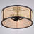 Jedidiah Rattan Semi Flush Mount