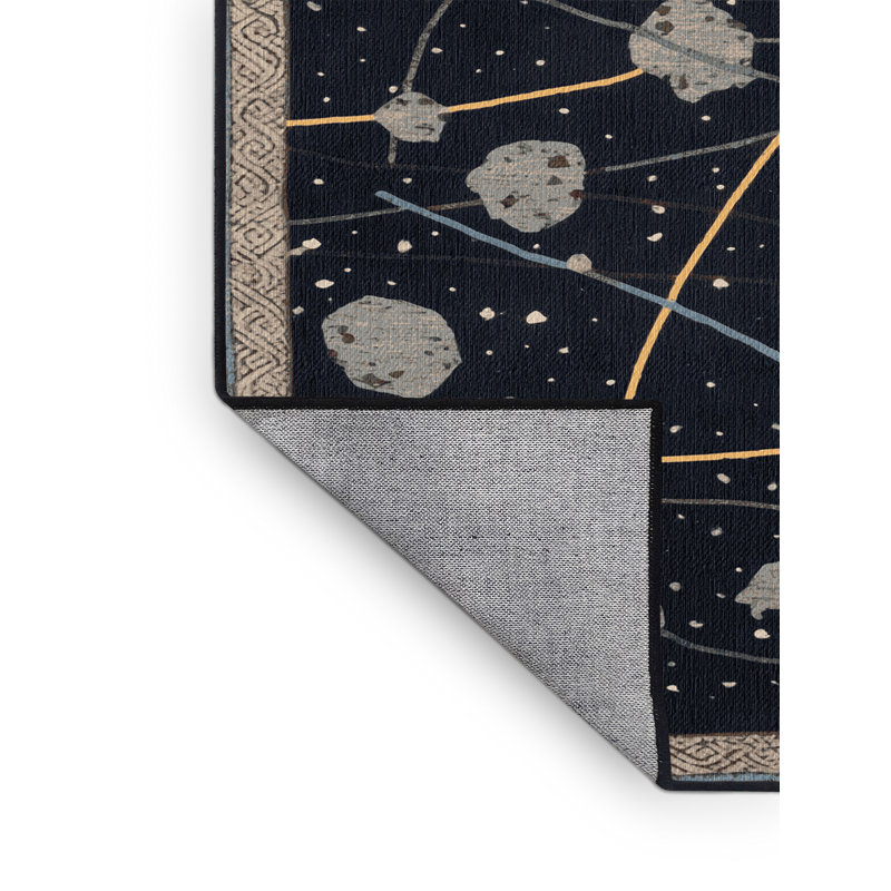 Tapis gris lavable à la machine, Rectangle 2 pi x 3 pi