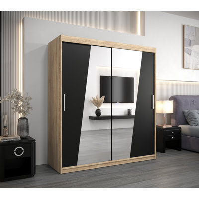 Douglassville 2 Door Manufactured Wood Wardrobe
