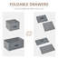 Commode 5 tiroirs HOMcom