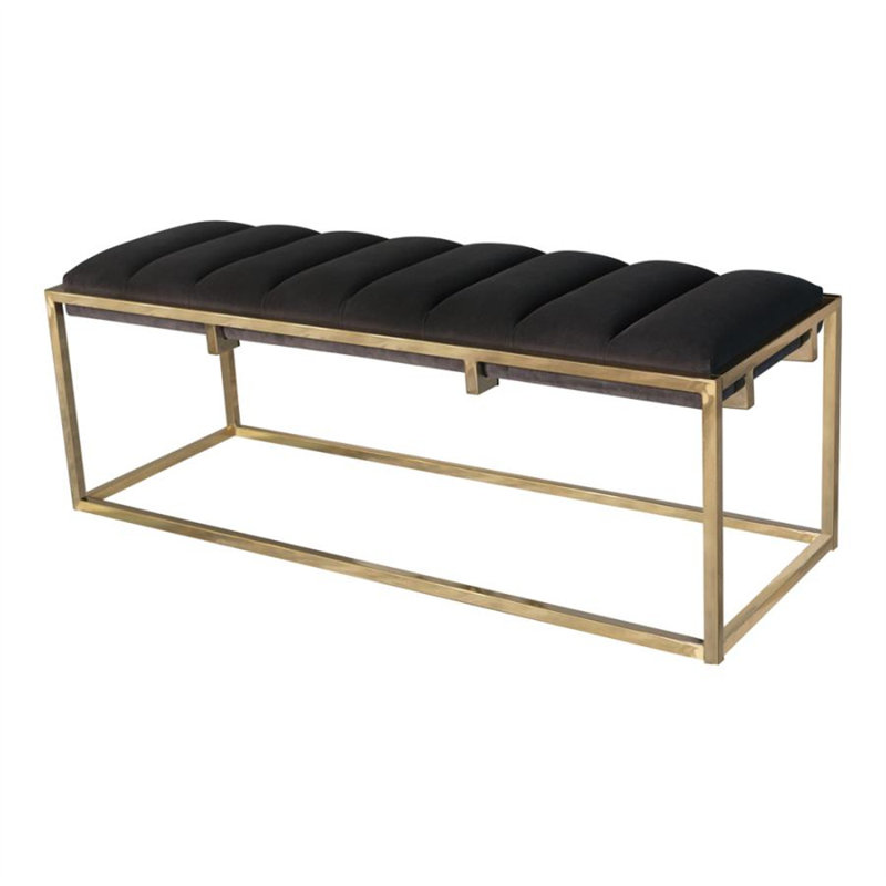 Hartshorn Velvet Upholstered Bench