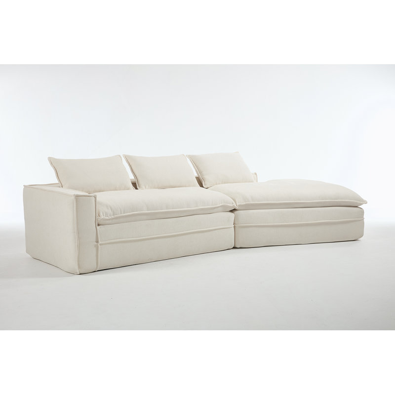 Canapé modulaire Modern, Tissu blanc