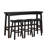 Casy 4Pc Counter Height Table Set, 3 Contour Stools-113581424-130022391
