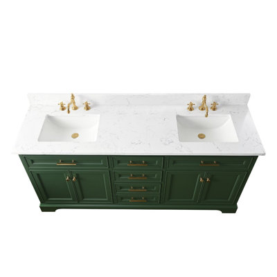 Thompson 72" W Double Bathroom Vanity