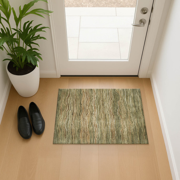 Premium Machine Washable Neiges AMF1704 Stripes Rug