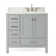 Flynt 37'' Single Bathroom Vanity with Carrara Marble Top