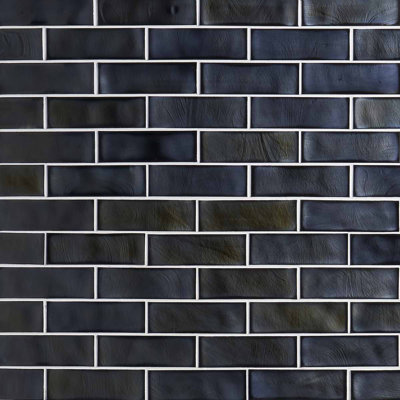 Magico 12x12 Iridescent Polished Glass Mosaic Tile
