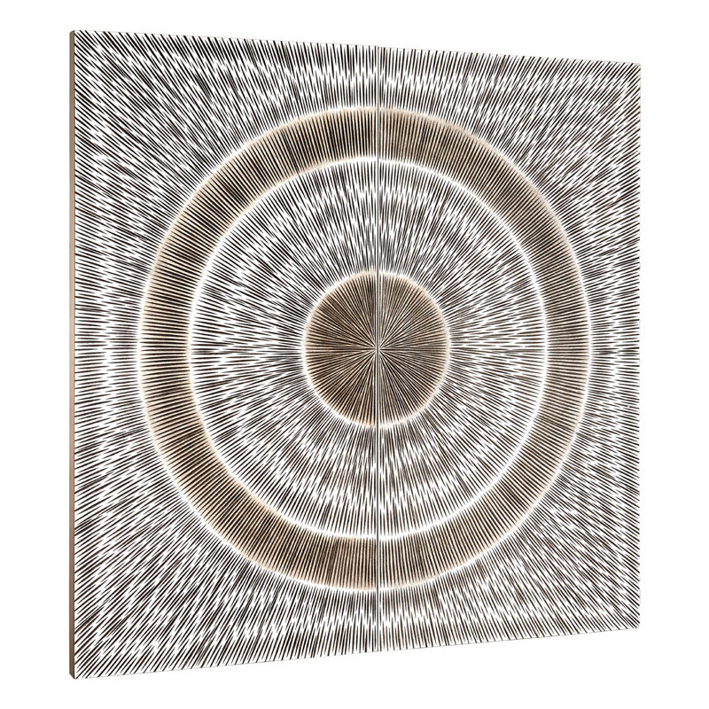 Abstract Wall Decor on Wood
