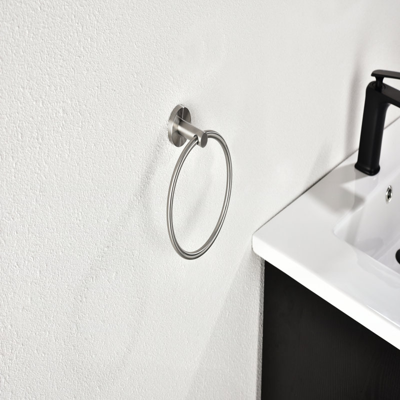 Porte-serviettes, Nickel brossé