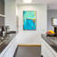 «Matchbox Blue 55» par Erin Ashley, art mural en verre acrylique-1431003954