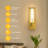 Dimmable Wall Light Flush Mount Led Wall Sconce Crystal Wall Lamp-280031589