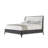Rome Upholstered Wingback Bed