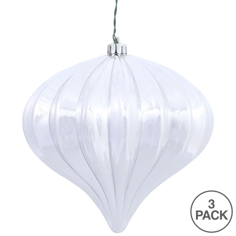Ornement de Noël 5,7 po UV, Argent1