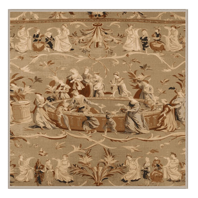 Machine Washable French Brown Area Rug