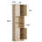 Schnur 75"H Kitchen Pantry Cabinet with Open Storage and Adjustable Shelves for Dining Room, Living Room, Laundry, Bathroom-1732473831