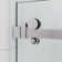 Astro 56 - 60 in. x 78 in. Fully Frameless Glass Sliding Shower Door