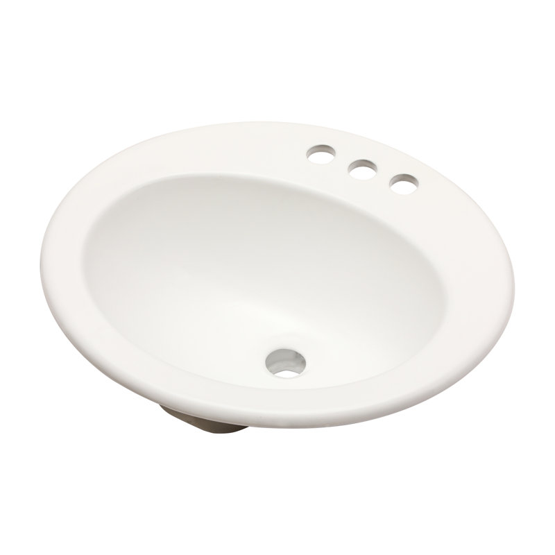 20"X18" Ceramic White Oval Undermount Bathroom Sink - Modern Style, Stain , Fits Multiple Environments Modern, Elegant, Stain- For Different Uses