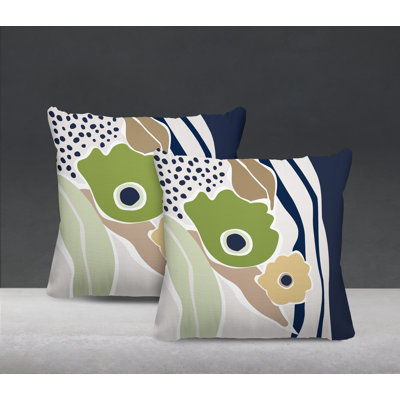 Polyester/Polyester Blend Throw Square Indoor/Outdoor