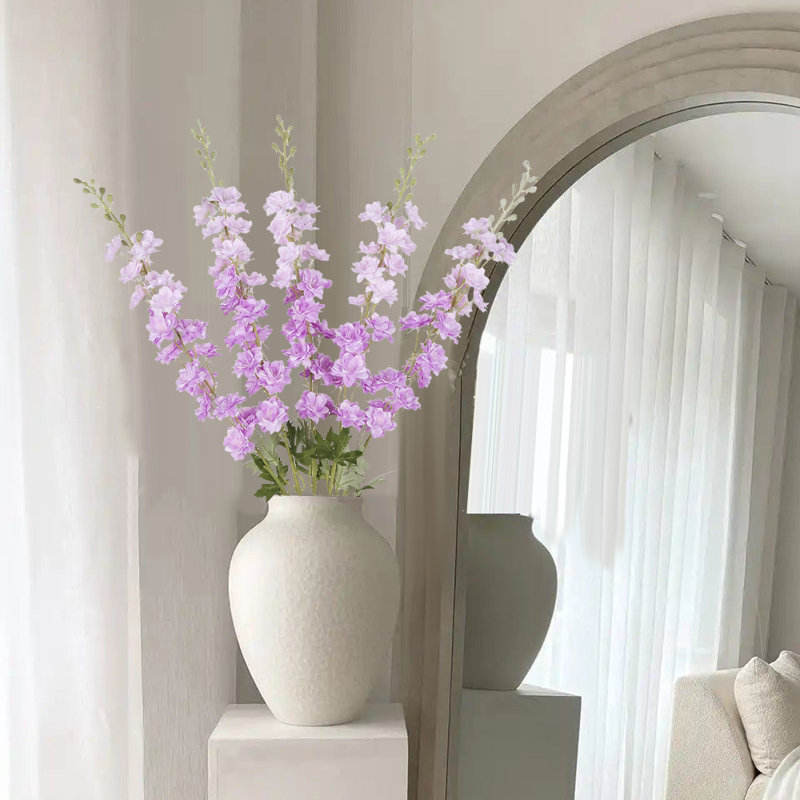 Décoration de fête Delphinium, Rose rouge