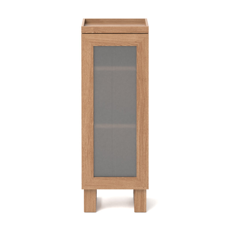 Mezza Bathroom Cabinet, Natural Oak