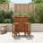 Ameriyah vidaXL Outdoor Bar Table, Outdoor Pub Table with 2 Shelves, Solid Acacia Wood, 43.3"x19.7''x 41.3"