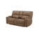 Harrison 80'' Leather Triple Power Reclining Console Loveseat