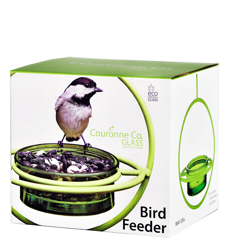 Mangeoire à oiseaux avec plateau, Vert lime