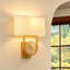 Luminaires muraux modernes avec abat-jour en tissu Modern Mariner