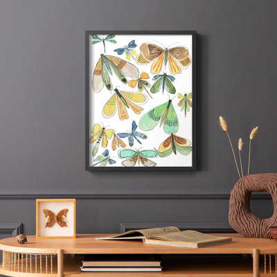 Wings Galore II, reproduction encadrée - bois massif