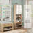 Modern Minimalist 5-shelf Mirrored Shoe Cabinet