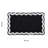  Black Scalloped Bath Mat - Soft Microfiber Bathroom Rug, Non-slip Cute Mat For Tub & Shower, Aesthetic Decor For Modern Bathrooms,31x20 Inches-1693800051