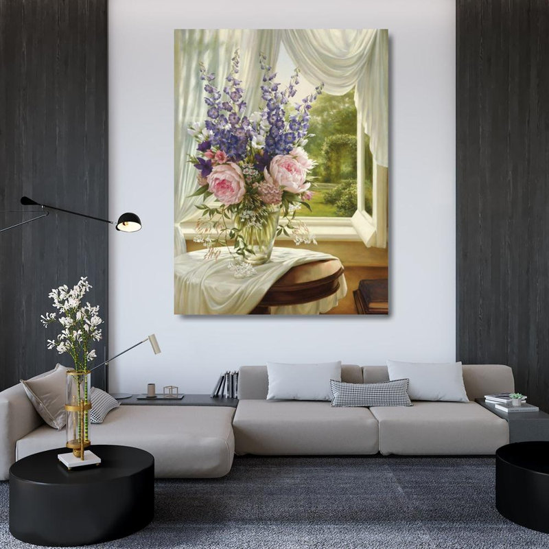 «Red Barrel Studio® Levashov», œuvre d'art sur toile tendue avec Iorg Gallery: Estate I