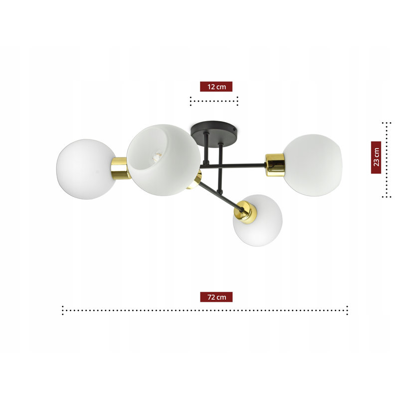 Obetz Glass Ceiling Spotlight