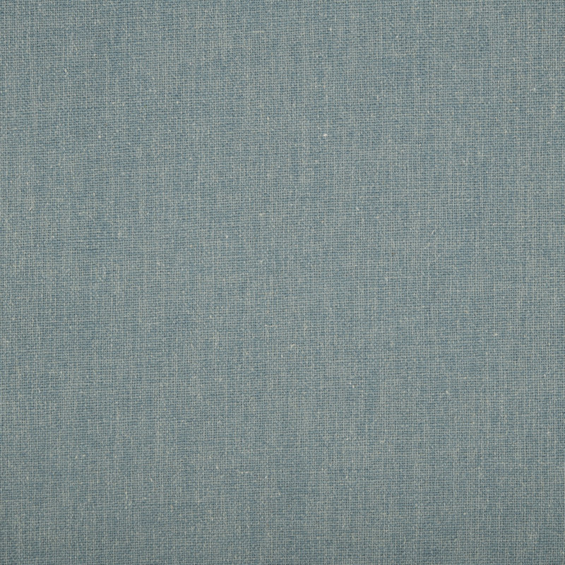 Nixon 20.5" Wide Velvet Square Standard Ottoman, Sky Blue Cotton