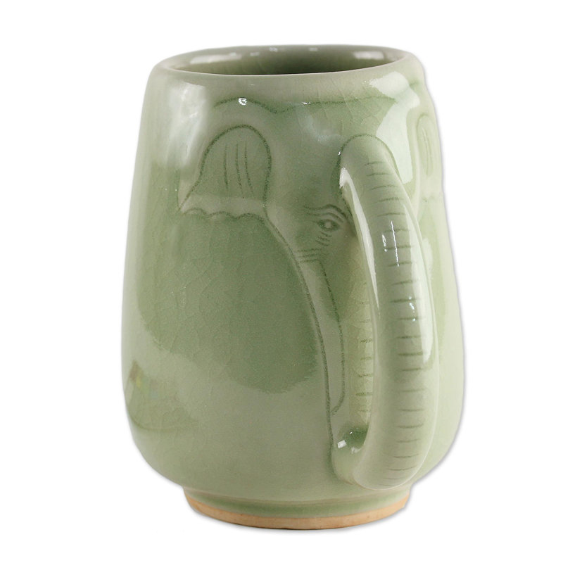 Tasse à café Morning Elephant, Vert