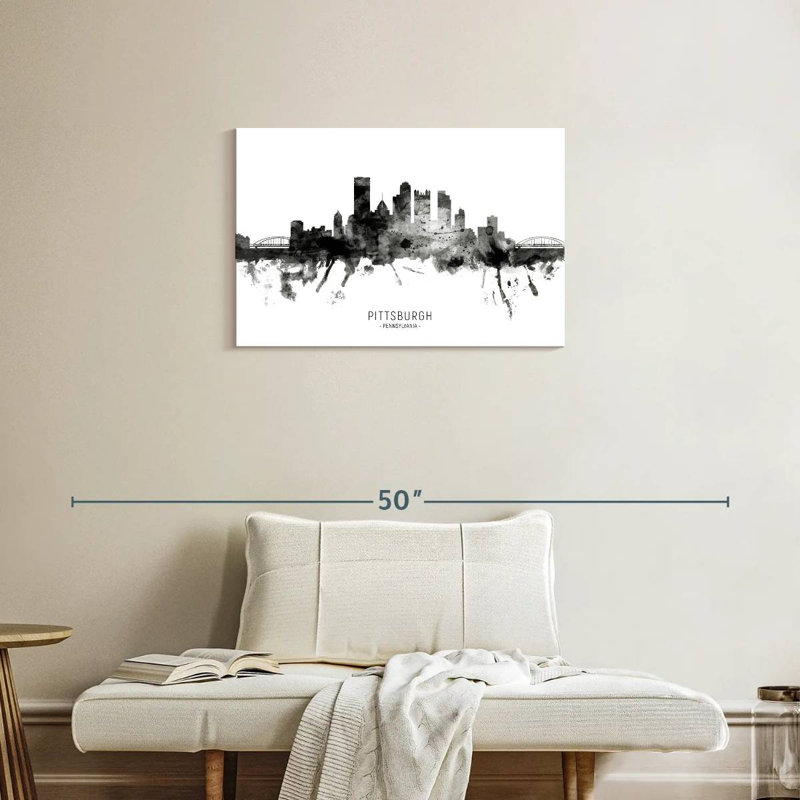 Ravi, Pittsburgh, Pennsylvanie, horizon, neuvième, H 20 po x l 30 po