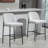 Set of 2 Necie Fabric Counter Stool with Metal Legs-628515068