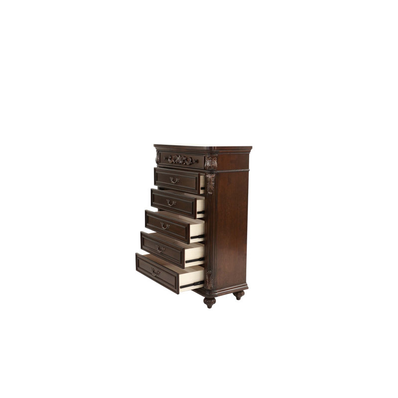 Commode de rangement 1 pièce en cerisier antique / bois de noyer antique