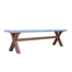 Banc de pique-nique en bois Fleur