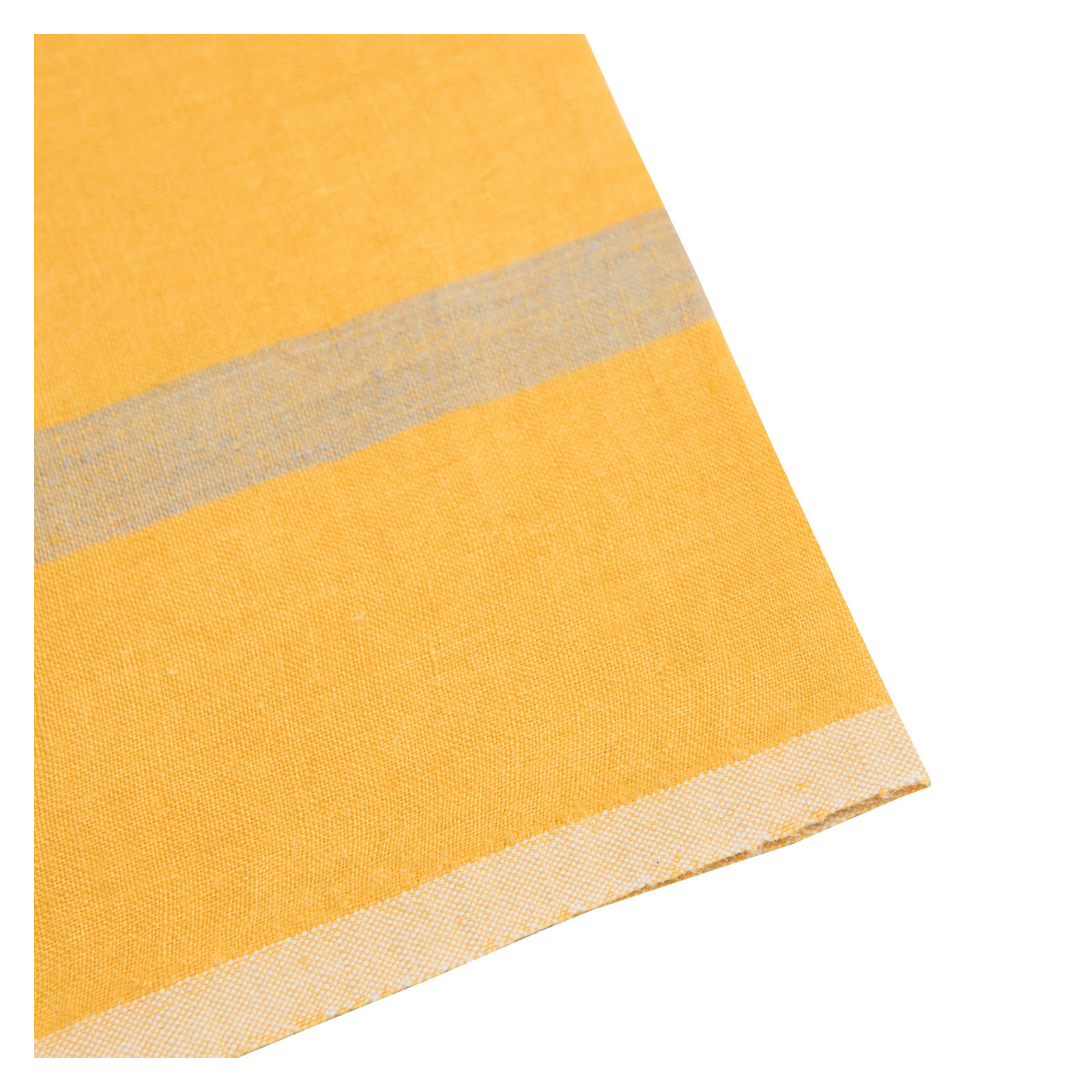 Tegan Linen Stripe 20" Napkin, Mustard/Gray