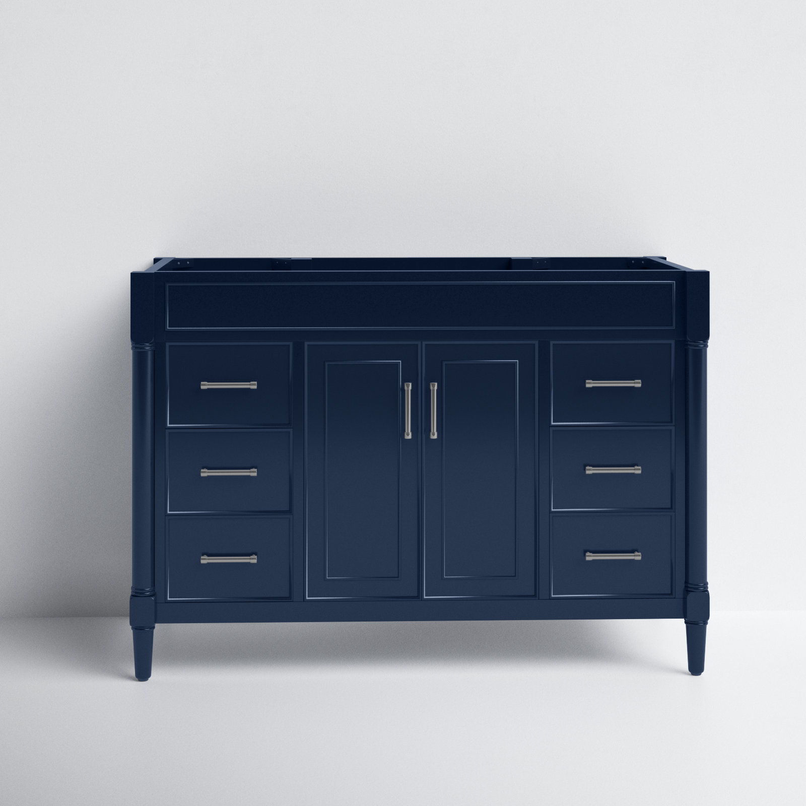 Addison 48" Single Bathroom Vanity Base, Navy Blue
