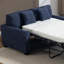 2 Seater Linen Blend Sofa Bed-660268143
