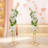 2 PCS Curved Steel Wedding Arched Stand Bracket Backdrops & Signs-98813867