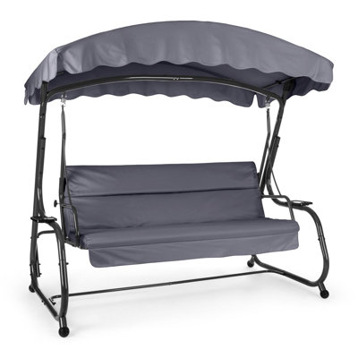 4 Person Porch Swing with Canopy