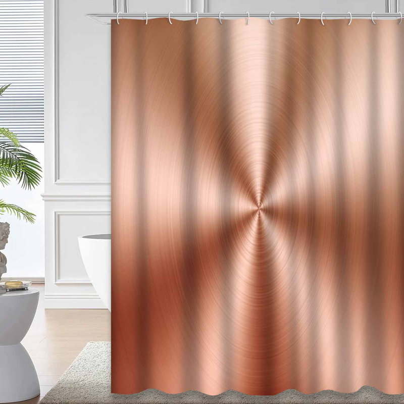 Rideau de douche Rose Gold, L 72 po x l 84 po