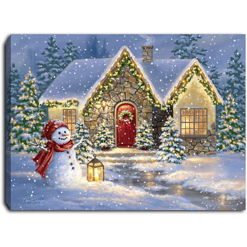Toile de fond en forme de chevalet 8 x 6 lumières de Noël