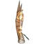 10-Light 8 Point Capiz Star Tree Topper