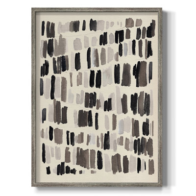 Craie et silex I, reproduction encadrée - bois massif